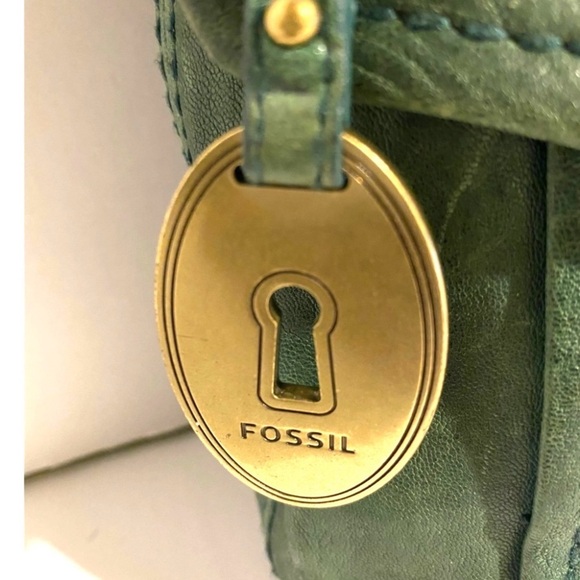 Fossil Green Leather hobo Handbag - Picture 8 of 10
